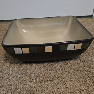 Home Trends 10inch Mosaic Serving Bowl